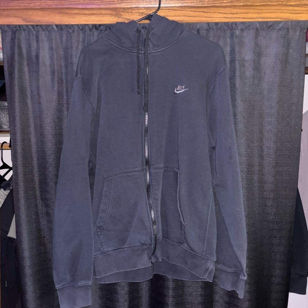 Nike Black Zip-Up Hoodie